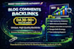 build da 30 to 90 dofollow blog comments backlinks for SEO ranking