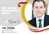 meticulously proofread and edit any german text, document, etc