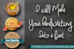 turn your handwriting into a font for word
