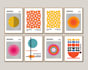design a modern bauhaus style abstract geometric poster