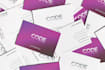 design professional card with qr code