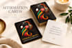 design custom affirmation cards and a matching packaging box