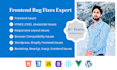 fix website frontend issues, or perform any frontend task