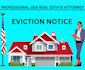 as a professional lawyer draft eviction notice
