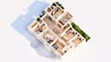 render 3d interior, interior design, house, restaurant