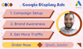 setup google display ads and remarketing campaign
