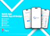ui design of mobile app screens