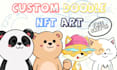 create unique doodle nft art collection up to 10k