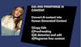 edit and paraphrase ai generated content professionally