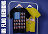 create US flag or country patriotic t shirt design