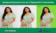 do professional hair masking and complex background removal,
