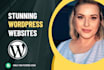create or design responsive wordpress website, elementor website or blog
