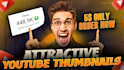 design attractive youtube thumbnails