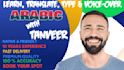 teach, translate, type and record arabic voice overs