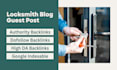 publish locksmith blog guest post with dofollow backlink