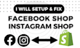 setup instagram shop and facebook shop for shopify website