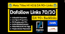 high da seo backlinks contextual link building