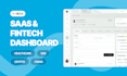 design UI UX for your saas, fintech or healthcare dashboard