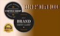 best design patches, badges, round logo, stickers