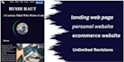 create portfolio website responsive and animated