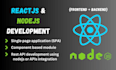 do web development with reactjs and nodejs