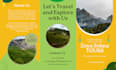 design a top level  travel poster