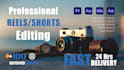 edit reels videos for you in 24 hour