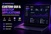 customize gui and desktop apps in javafx, swing, c, and python