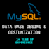 do database design, sql query, mysql and sql server