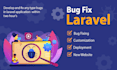 develop PHP laravel web applications with yii, codeigniter, and mysql support