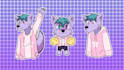 make an animated furry sticker for you