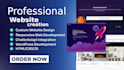 create a professional wordpress website