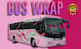 design creative bus wrap for you