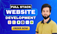 build custom website, website design as mern full stack developer
