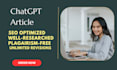 do chatgpt, openai, chatbot, ai content writing that drives traffic