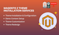 install and setup magento 2 theme and customization