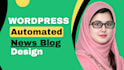 create wordpress autoblog, automated news website for wordpress