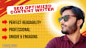 do SEO article writing, blog post writing or content writing
