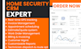 home security crm jobber fieldpulse kickersv servicetitan bigchange smartservice