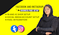 create, optimize, design facebook and instagram business page and shop