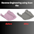 reverse engineering using stl, obj, scanning file, stp, images