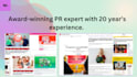 consult on your PR strategy and create killer press coverage