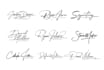 design signature, handwritten, scripted, cursive logo