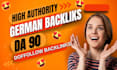 build 25 premium dofollow german backlinks for local SEO that works