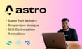 create fast websites with astro, react and tailwind css
