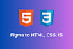 convert figma to html, css, js