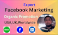 do organic facebook promotion and marketing