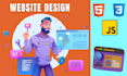 do frontend web development, psd to html css bootstrap