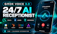 build a grok voice ai receptionist for calls and bookings