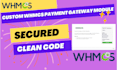 create whmcs payment gateway module for any payment gateway